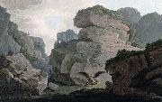 John William Edy Heliesund, a Pass between the Rocks oil on canvas
